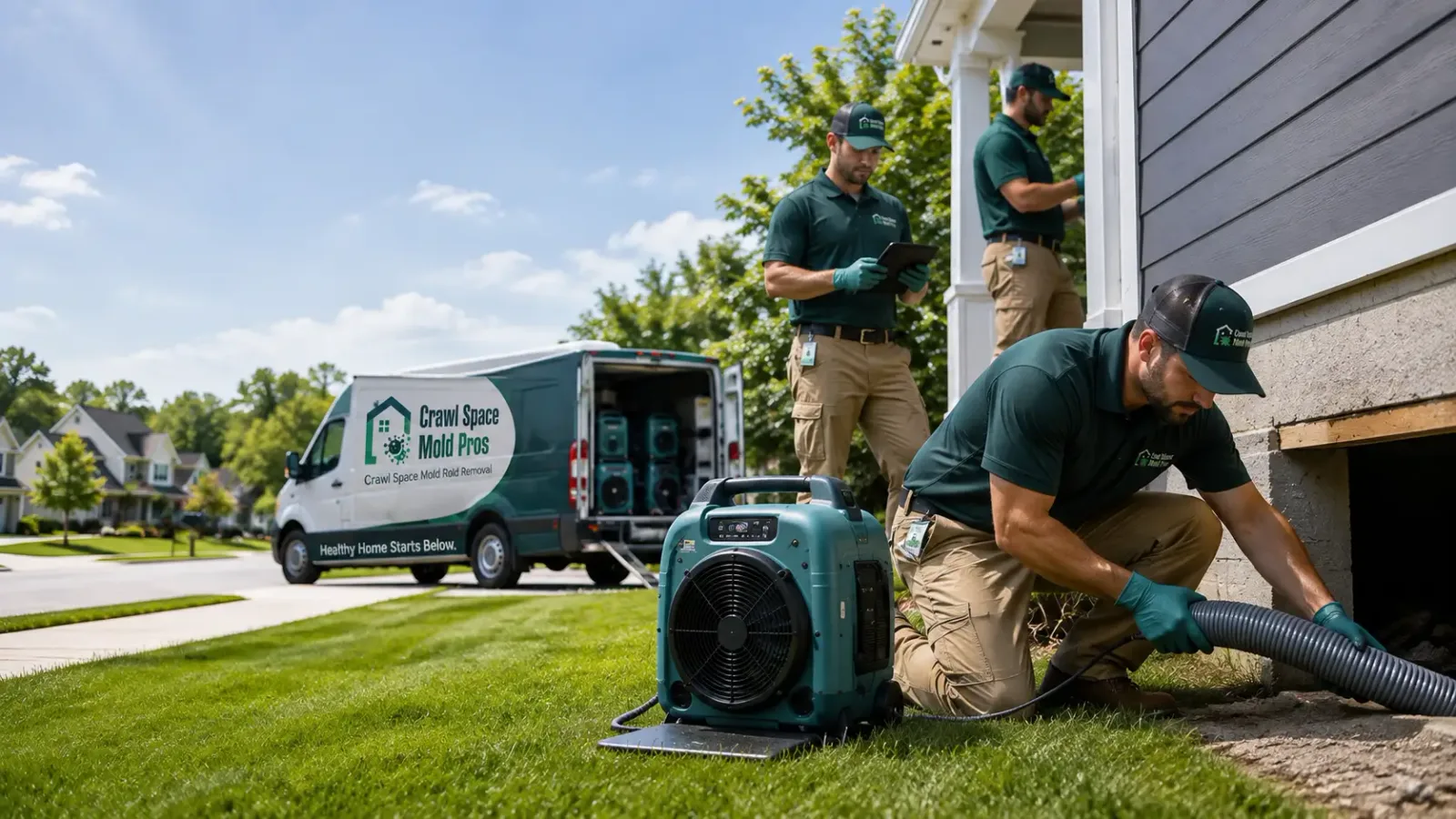 Crawl Space Mold Removal in Westborough, MA